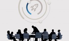 Start Up Business Rocket Ship Graphic Concept Start Up Business Rocket Ship Graphic Concept